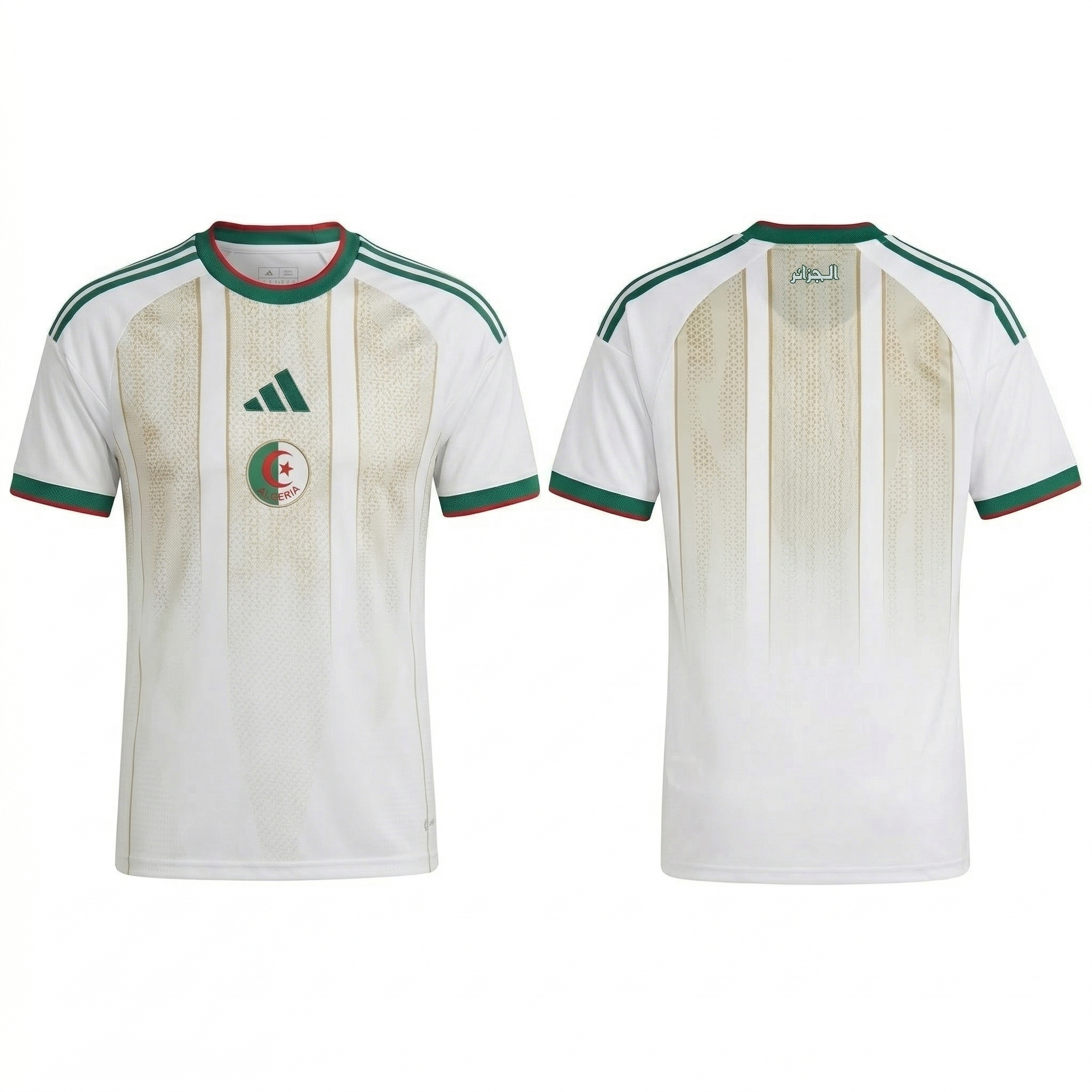 Maillot Algérie 2026 – Domicile White Gold Zellige Edition